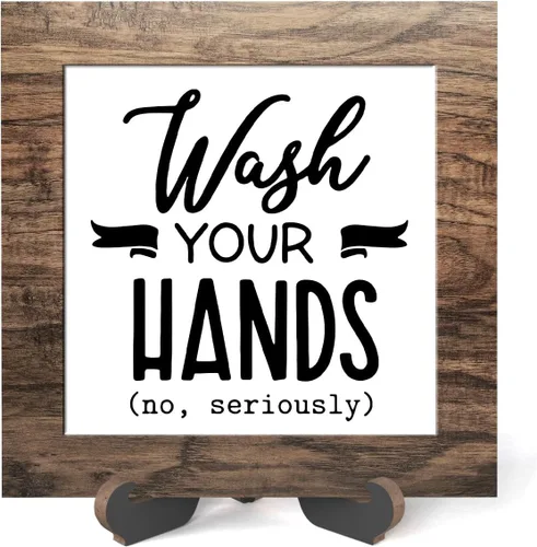 Miniatura 8 de Letrero de madera con soporte, You are enough, placa de madera inspiradora para el cuidado de la salud mental, decoración del hogar -A19 suficiente