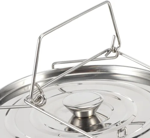 Miniatura 9 de Olla de vapor de acero inoxidable de 3 niveles, sartenes a vapor, olla a presión para cocinar verduras, mariscos, sopas, guisos y pastas