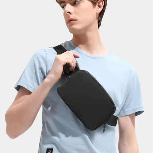 Miniatura 38 de Riñonera, bolsa para cinturón, correa ajustable ajustable de 40 pulgadas, para mujeres y hombres
