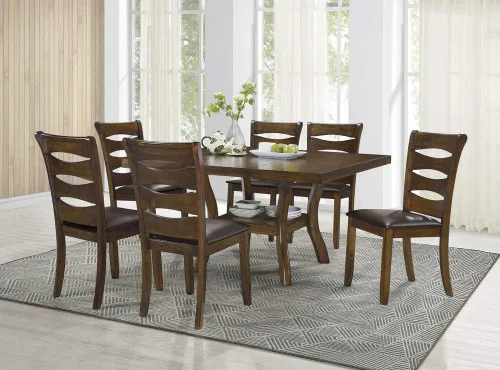 Miniatura 5 de Homelegance Comedor) Silla auxiliar (juego de 2), marrón