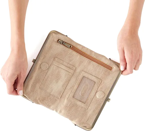 Miniatura 19 de HOBO Cartera de mano de cuero Lauren para mujer