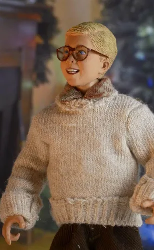 Miniatura 5 de Una historia de Navidad - Figura de acción vestida a escala de 8" - Ralphie - NECA