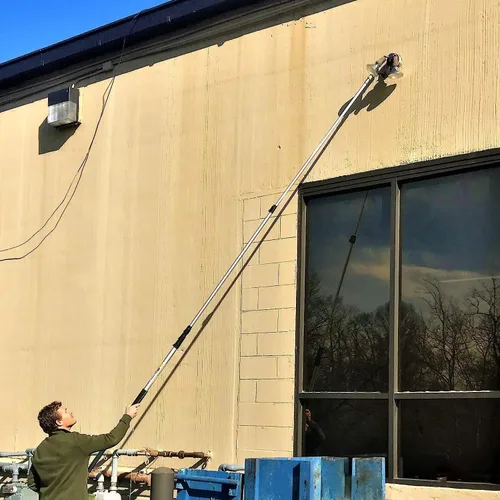 Miniatura 6 de DOCA - Cambiador de bombillas para techos altos para poste de extensión, poste telescópico resistente para cambiar luces empotradas y luces