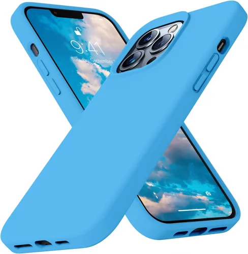 Miniatura 26 de Funda compatible con iPhone 13 de 6.1 pulgadas, de silicona líquida premium [forro de microfibra suave antiarañazos], goma de gel, protección Uva