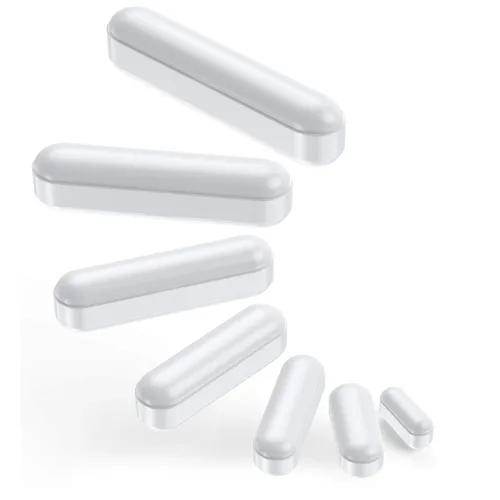 Biomed Scientific - Barra de agitación magnética de PTFE, agitador magnético de PTFE, barras agitadoras de alto magnetismo recubiertas de teflón,