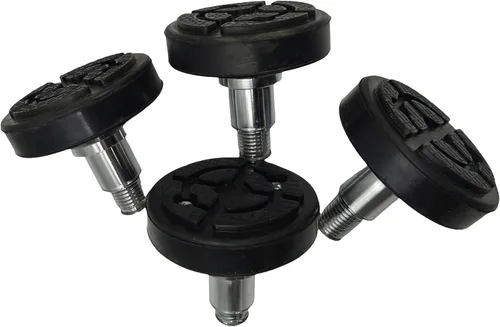 Miniatura 8 de 4pc 1.378 in almohadilla de elevación de coche bandeja de goma pies de elevación más almohadillas de pierna alta diámetro del eje