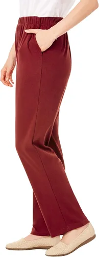 Miniatura 4 de Woman Within 7-day Pantalón de punto recto para mujer talla Plus y petite