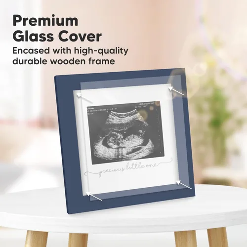 Miniatura 3 de KeaBabies Marco de Fotos de Ecografía para Bebé - Marcos Modernos de Fotos de Ultrasonido para Futuras Mamás, Regalos de Primer Embarazo para Mamá