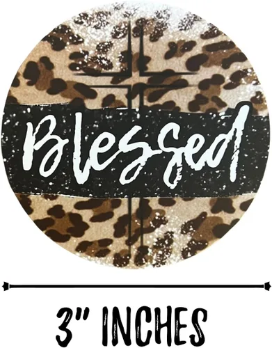 Miniatura 2 de Freshie - Recortes de cartulina cristiana religiosa redonda de 3 pulgadas para freshies mezcla aleatoria Paquete de 12 Para cuentas aromáticas