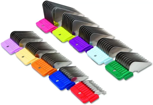 Miniatura 2 de Oster Potente cortapelos A6 Slim Heavy Duty 3 Speed Pro Grooming Clippers Incluye Hoja #10 10 Piezas de Acero Inoxidable Kit de Peine Guía