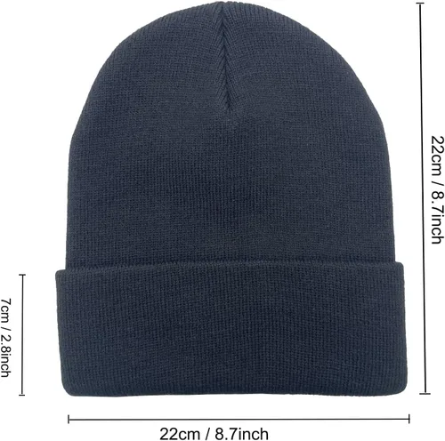 Miniatura 6 de CZEVIP Cute Beanies Warm Soft Winter Hat Matching Beanies Unisex