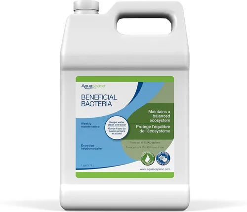 Aquascape Tratamiento de agua líquido para bacterias beneficiosas para estanques y jardines acuáticos (1 galón/3.78 L)