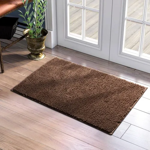 Miniatura 17 de HOMEIDEAS Tapetes para puerta de interior, 17 x 29 pulgadas, súper absorbentes, antideslizantes, para entrada, parte delantera y trasera, tapete