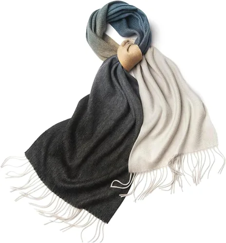 Miniatura 3 de Novawo Bufanda de lana suave y cálida bufanda de invierno para mujeres y unisex