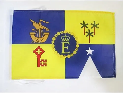 Miniatura 1137 de Bandera de México AZ FLAG, 45.7 x 30.5 cm, con cordones - Pequeñas banderas mexicanas de 30 x 45 cm - Bandera de 45.7 x 30.5 cm