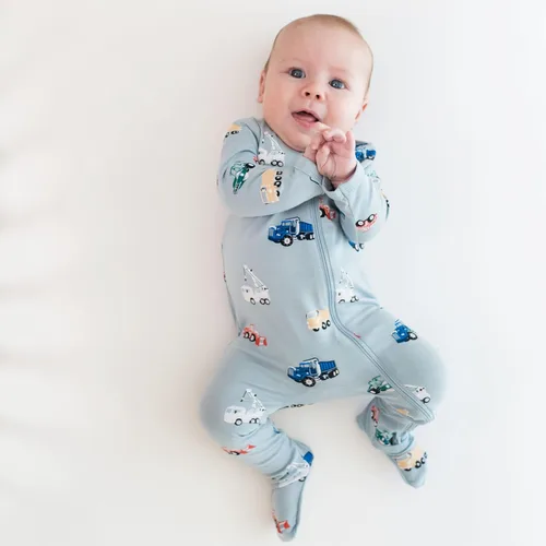 Miniatura 23 de KYTE BABY Pies unisex con cierre de cremallera, rayón hecho de bambú, 0-24 meses