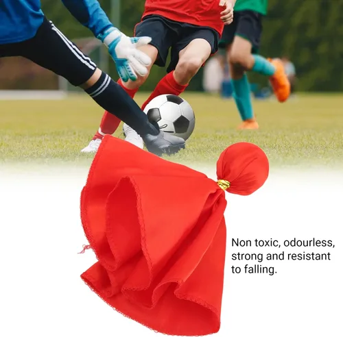 Miniatura 2 de Bandera de lanzamiento del árbitro del fútbol, bandera material respetuosa del medio ambiente de la penalización del fútbol de EVA del color rojo