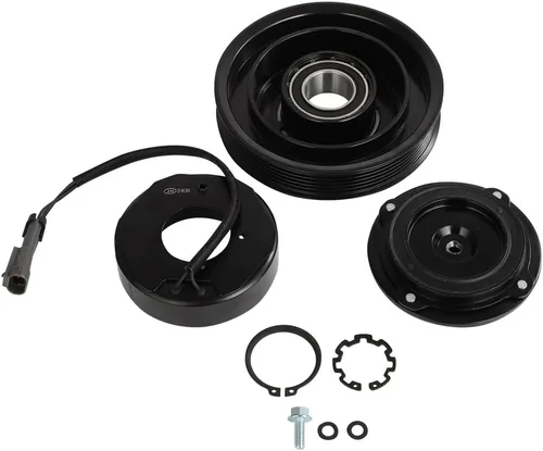 Miniatura 48 de CCIYU Embrague del compresor de CA para el coche 2001 2002 2003 2004 2005-2006 para Hyundai Santa Fe 2.7L Aire acondicionado compresor embrague