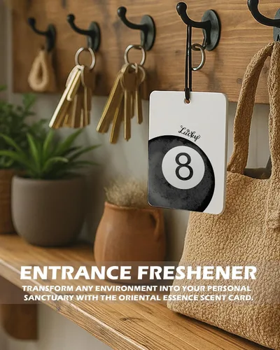 Miniatura 7 de Perfume de Coqueta Niña con Lazo Negro para Coche 4 Piezas, Ambientador de Labio Estilo Bola de la Suerte Retro y Moderno para Coches, Baño, Arco-05