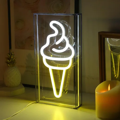 Miniatura 3 de Letrero de neón LED para fiesta, escritorio, dormitorio, hogar, cumpleaños, decoración artística con USB
