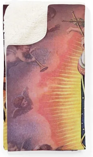 Miniatura 7 de CafePress Our Lady of Guadalupe Rev 12 - Manta de forro polar Sherpa B Sherpa de 60 pulgadas de largo x 50 pulgadas de ancho