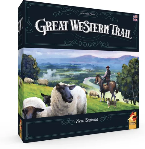 Great Western Trail - Juego de mesa de Nueva Zelanda - Embárcate en una aventura única de ganado en ganadería! Juego de estrategia para niños y
