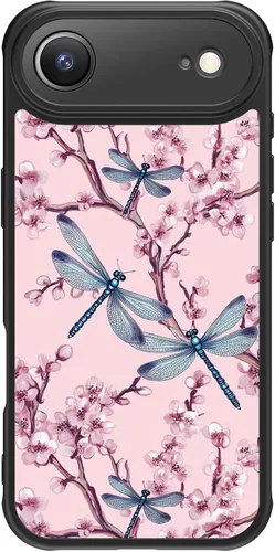 Miniatura 74 de FUNMIKO Funda para iPhone 16 Plus, carga inalámbrica y protección de grado militar, diseño floral moderno para mujeres y niñas, funda antideslizante