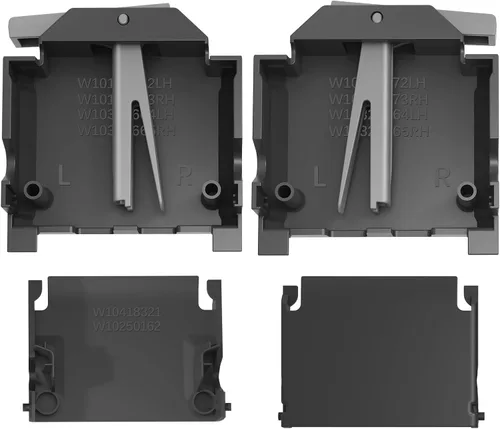 ACTUALIZADO W10320664 W10320665 - Ajustador de lavavajillas para Kenmore Whirlpool Lavavajillas Top Rack Parts, WDT730PAHZ0 WDT970SAHZ0 Piezas de