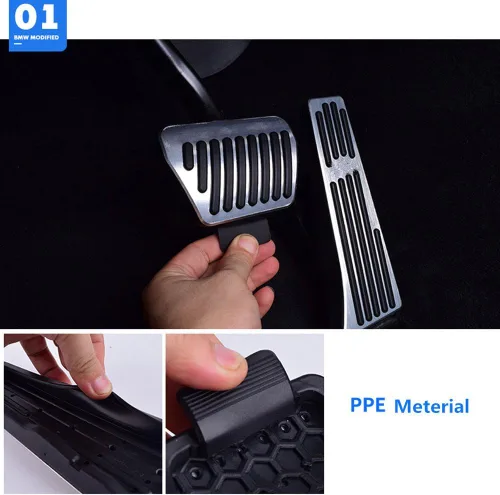 Miniatura 3 de Jaronx Compatible con cubiertas de pedal BMW, sin rotura de taladro, cubierta antideslizante de gas