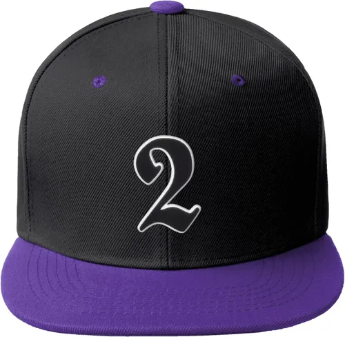 Miniatura 472 de Daxton Gorra clásica con visera de billete plano con letras del alfabeto inglés antiguo de la A a la Z