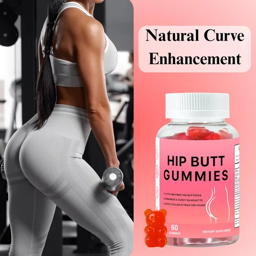 Miniatura 4 de Hip BBL - Gomitas para el cuerpo de las mujeres, mezcla de 60 gomitas de botín con vitamina C y zinc