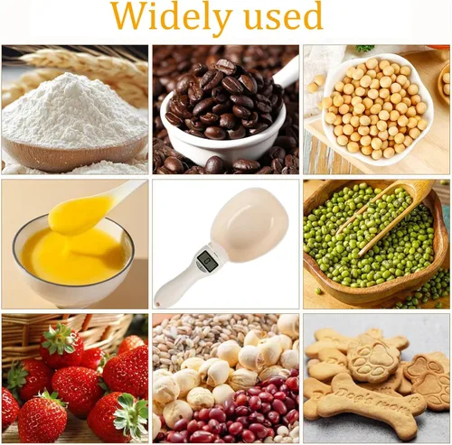 Miniatura 7 de Cuchara medidora de alimentos, cuchara de medición digital, balanza de cuchara de pesaje de 28.22 oz/0.00 oz de alta precisión con pantalla LCD