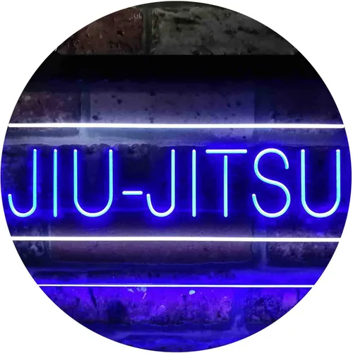 Miniatura 18 de ADVPRO Jiu-Jitsu Brasileño Sport Dual Color LED Neon Sign Azul y Rojo 12 x 8 pulgadas st6s32-i3836-br