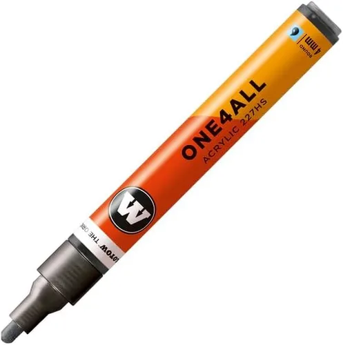 Miniatura 5 de Molotow ONE4ALL - Marcador de pintura acrílica, 0.059 in, negro metálico, 1 cada uno (127.501)