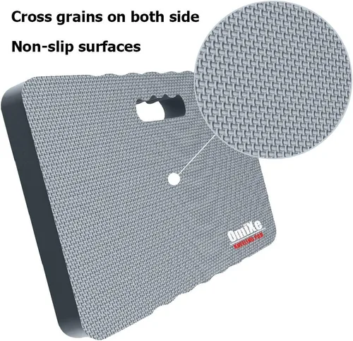 Miniatura 6 de Cómoda almohadilla de espuma extra grande gruesa impermeable para jardinería, almohadilla de rodilla para jardín, plantación, patio, trabajo, Gris