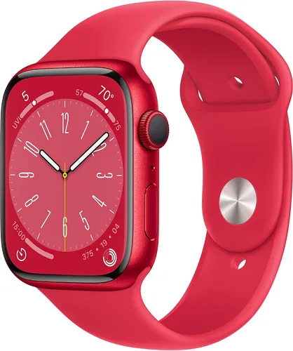 Miniatura 12 de Apple Watch Series 8 [GPS 41mm] Reloj inteligente con caja de aluminio medianoche y correa deportiva medianoche - S/M. Rastreador de actividad