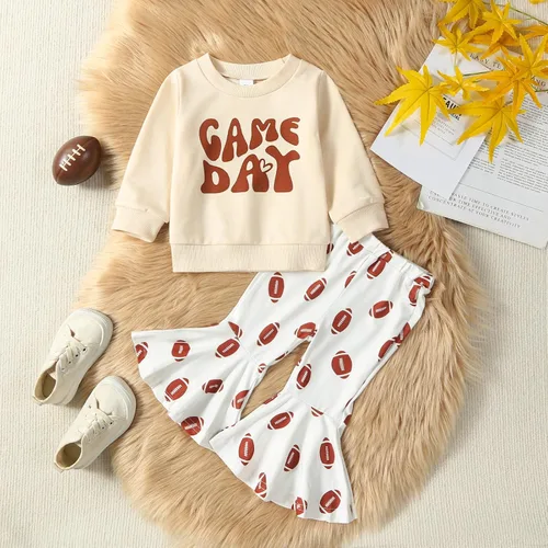 Miniatura 19 de Traje de Halloween para bebé niña, manga larga, cuello redondo, letras de fantasma, parte superior con estampado de fantasma, parte inferior