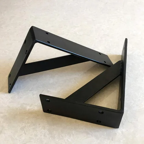 Miniatura 6 de Soportes flotantes de metal para estante de pared de hierro triangular, soporte para estante de muebles, lavabo de pared, soporte para estante