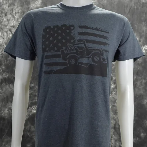 Miniatura 7 de Americana Off-Road en un oscuro Heather T Shirt