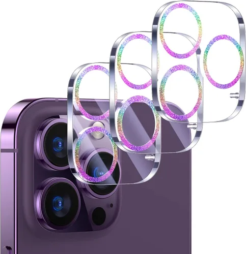 Miniatura 86 de UniqueMe para Paquete de 3 Protectores de Lente de Cámara para iPhone 15 Pro/iPhone 15 Pro Max, [Protección contra Caídas] [Compatible con Fundas]