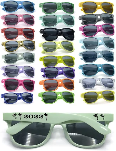 Miniatura 27 de Gafas de sol de fiesta personalizadas, regalos de boda a granel, regalos para invitados, cumpleaños, licenciatura, graduación, novia, novia, Mezclado
