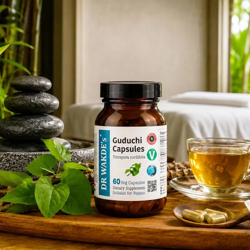 Miniatura 15 de DR WAKDE's Cápsulas de Guduchi (Tinospora cordifolia, 60 cápsulas vegetales, suplemento a base de plantas, hierba ayurvédica, todo natural, vegano)
