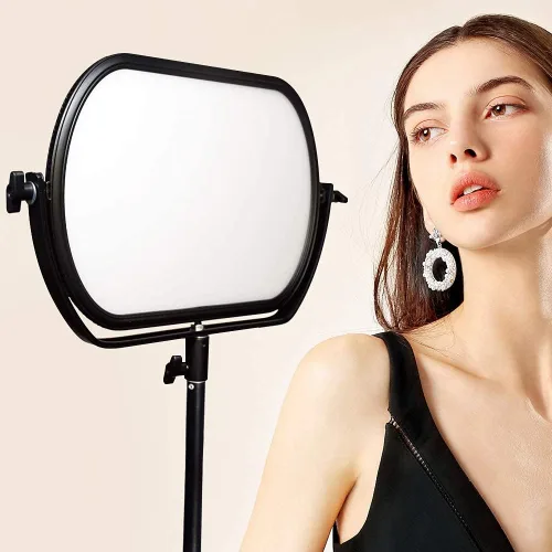 Iluminación LED profesional bicolor delgada de estudio, luz ultradelgada de estudio con borde de estudio, luz vertical con