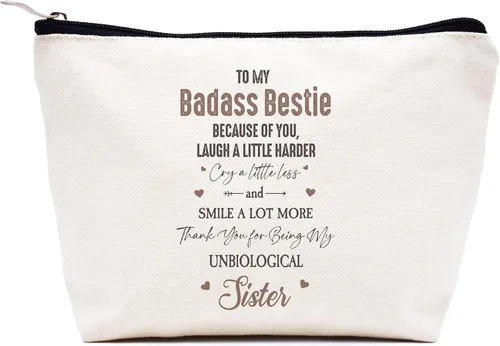 Miniatura 48 de LIBIHUA Obtener regalo de boda - Bolsa de maquillaje bolsa de cosméticos bolsa de viaje, Beige, 10-En Mi Madre del Pájaro