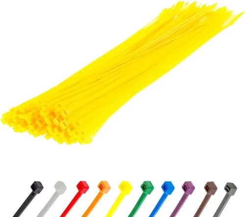 Miniatura 104 de GTSE - Paquete de 100 bridas con cremallera de 20.3 cm, color plateado/gris, 8.06 kg de resistencia, bridas de nailon grises resistentes a los rayos