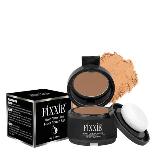 Miniatura 13 de Polvo de línea capilar para retoque de raíz negra, corrector de pérdida de cabello instantánea para cabello delgado, resistente al viento y al