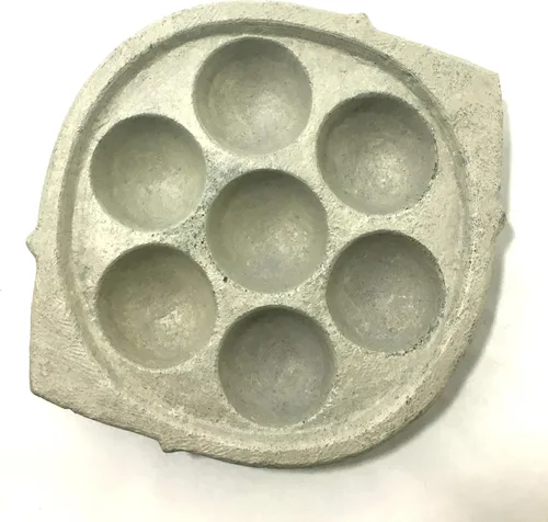 Ancient Cookware, Esteatita india Paniyaram Maker - 7 pozo