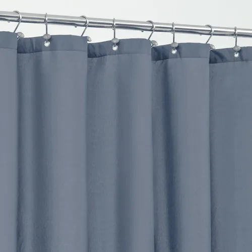 Miniatura 35 de ALYVIA SPRING - Forro de tela impermeable para cortina de ducha, cortina de tela lavable para baño - Tamaño estándar 72 x 72, azul