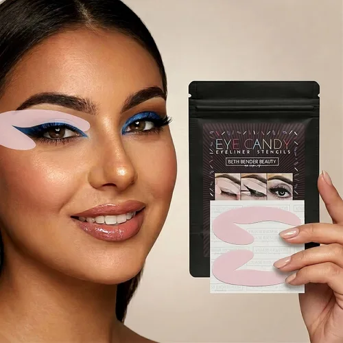 Miniatura 2 de Beth Bender Beauty Eye Candy Plantilla para Delineador de Ojos Plantilla para Delineador de Ojos de Gato Hecho en EE.UU. Libre de Crueldad