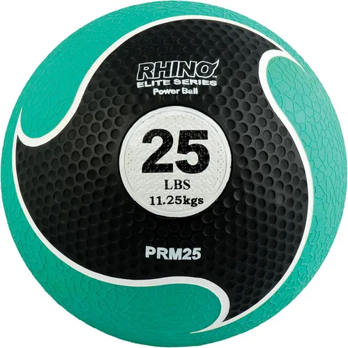 Miniatura 10 de Champion Sports Rhino Elite Medicine Ball – Textured Surface, Superior Grip, Hollow Synthetic Rubber for Consistent Bounce & Durability, Multiple